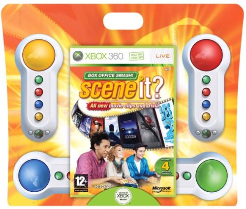 Scene It? Box Office Smash! Including 4 Big Buttons Pads (Xbox 360)