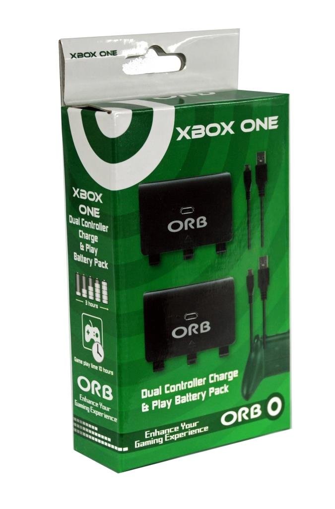 ORB Dual Controller Charge and Play Battery Pack (Xbox One)