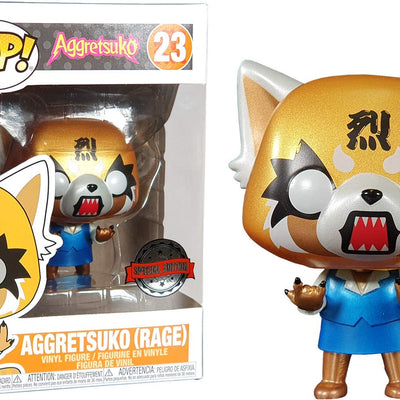 Aggretsuko 23 Rage Metallic Special Edition POP Funko