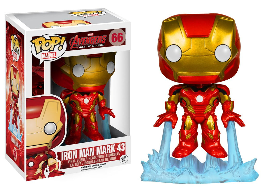 Funko POP Marvel Avengers 2 Age of Ultron 66 : Iron Man Mark 43 Vinyl Bobble-Head Figure