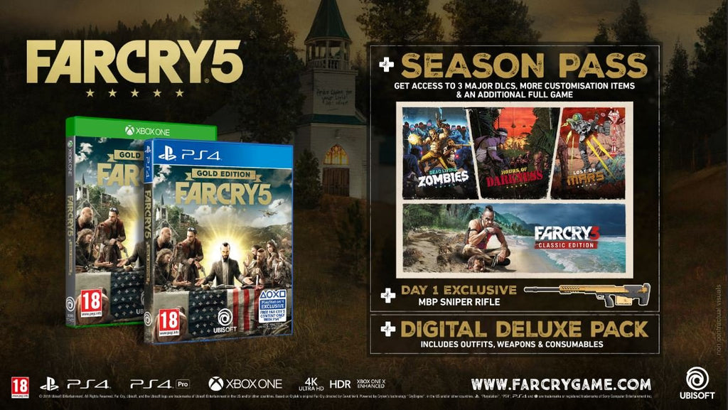 Gold Edition Far Cry 5 - Xbox One