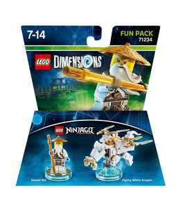 Lego Dimensions: Fun Pack Sensei Wu (White Ninja)