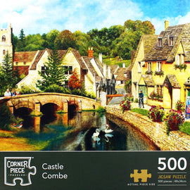 Corner Piece Puzzles Jigsaw 500 Pieces Castle Combe